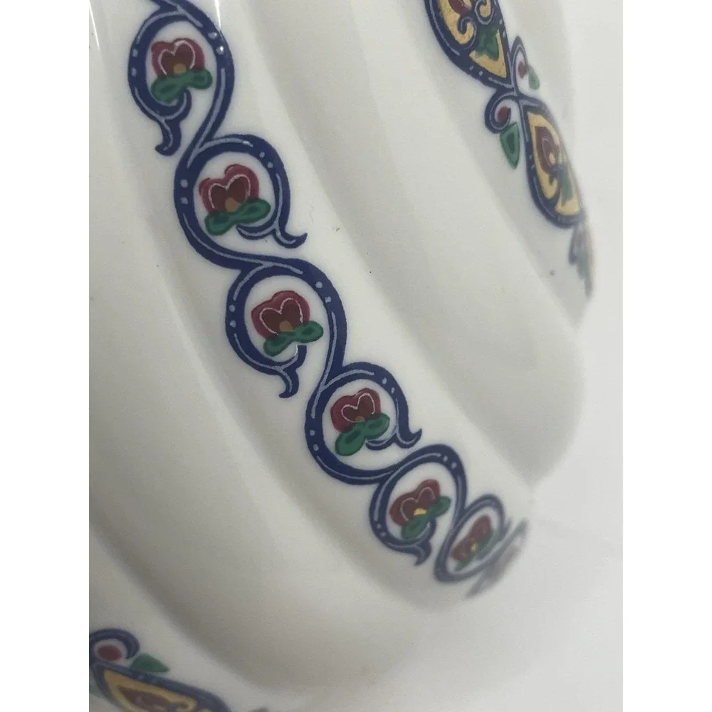 Vintage Elizabeth Arden Byzantium Spiral Decanter Enameled Potion Genie Bottle